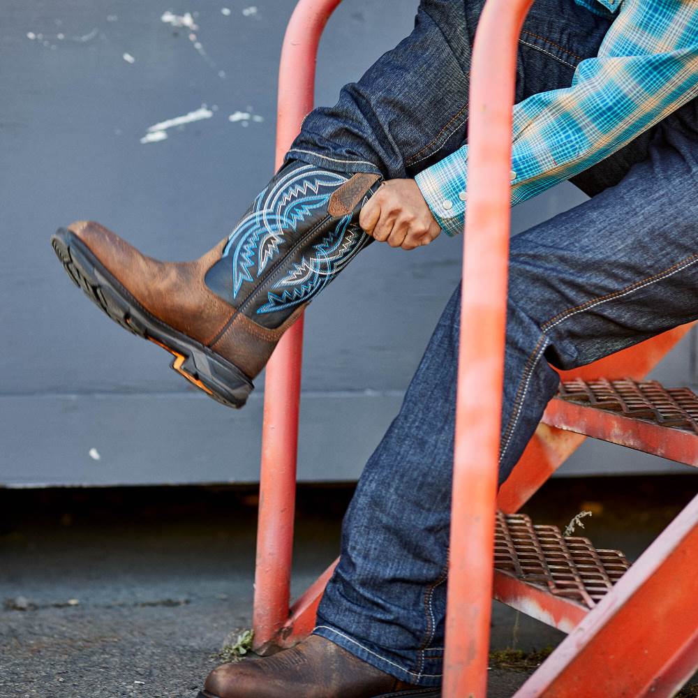 Ariat WorkHog XT Coil Wide Square Toe Carbon Toe Work Boot - EARTH