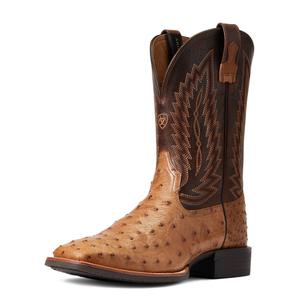 Ariat Quantum Primo Western Boot - RANGER FULL QUILL OSTRICH