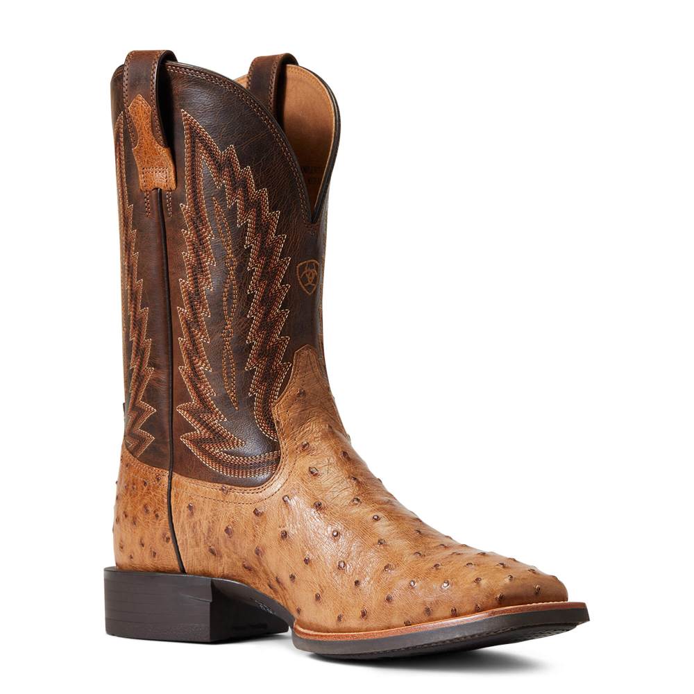 Ariat Quantum Primo Western Boot - RANGER FULL QUILL OSTRICH