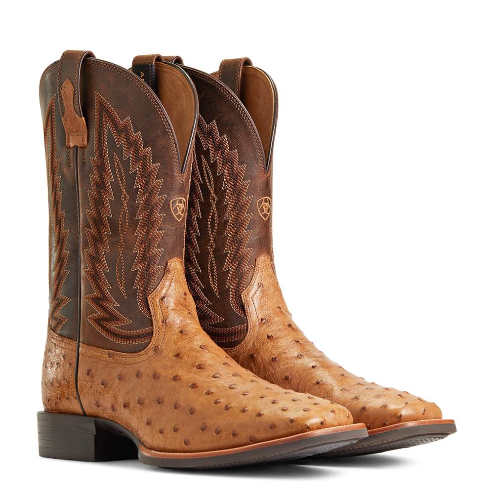 Ariat Quantum Primo Western Boot - RANGER FULL QUILL OSTRICH