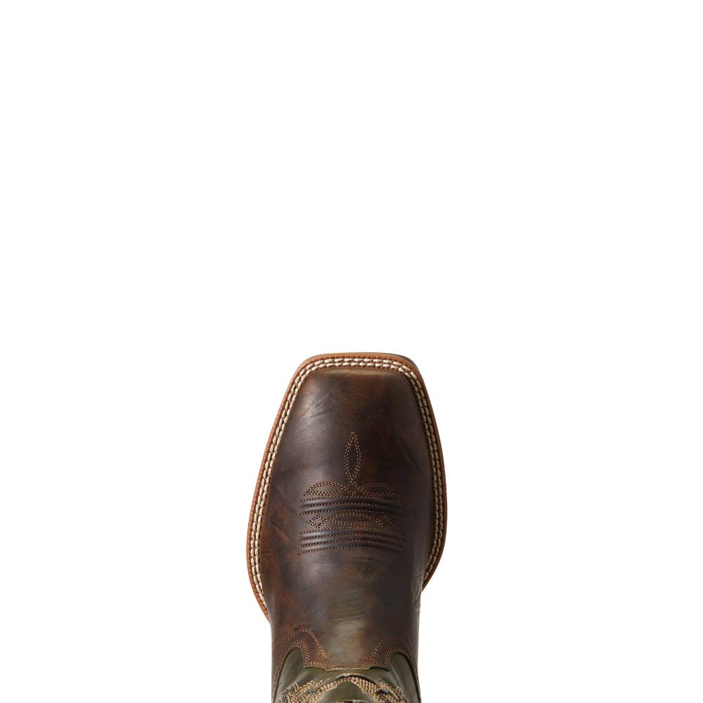 Ariat Toughy VentTek 360° Western Boot - HERD BROWN