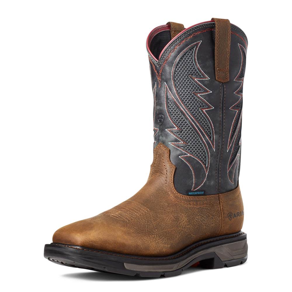 Ariat WorkHog XT VentTEK Waterproof Work Boot - RYE BROWN - Click Image to Close