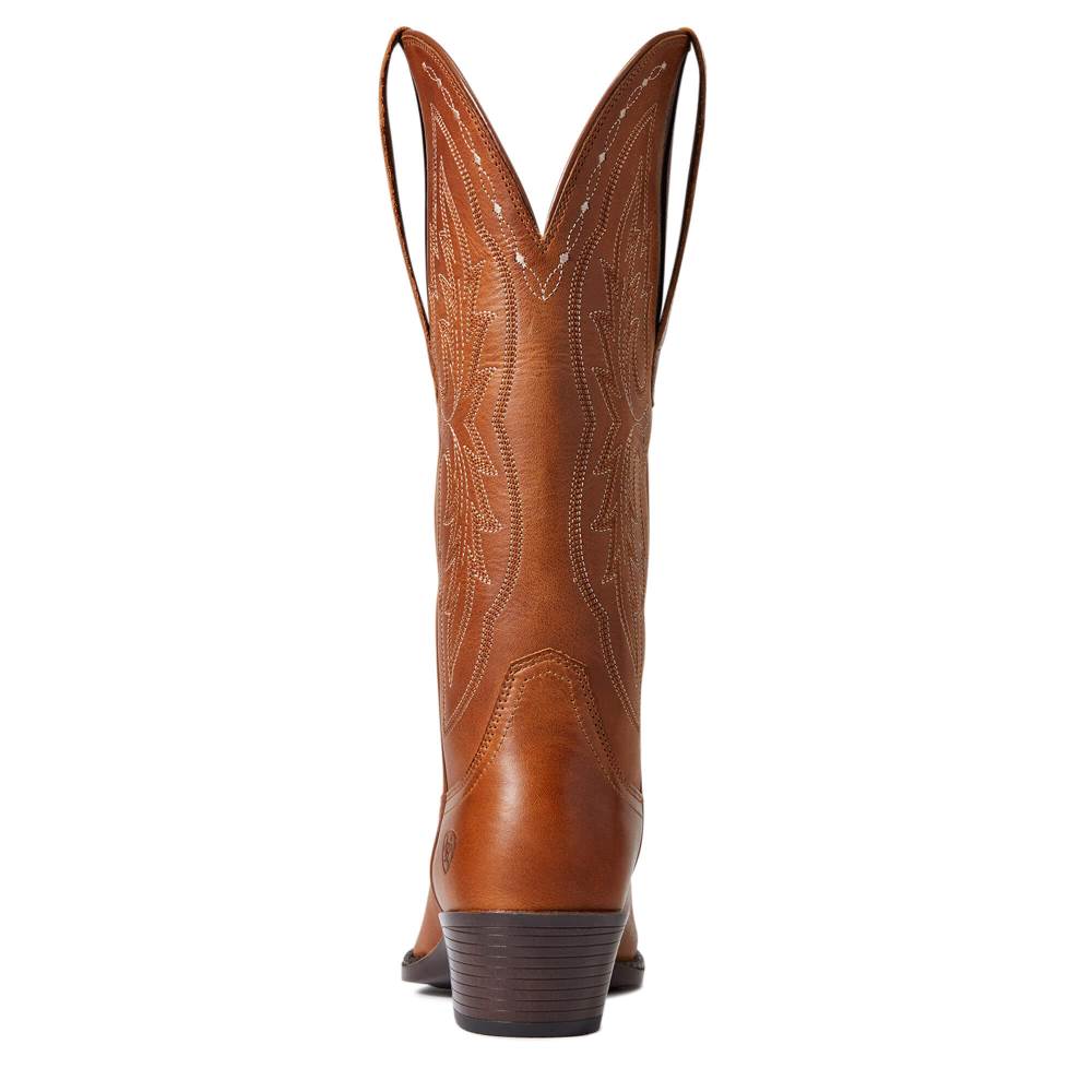 Ariat Heritage X Toe Elastic Wide Calf Western Boot - TREASURED TAN