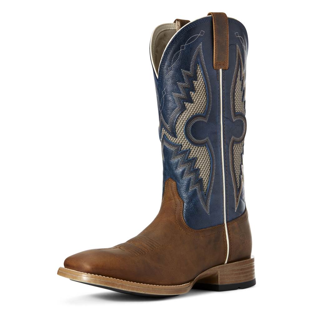 Ariat Solado VentTEK Western Boot - SORREL CRUNCH - Click Image to Close