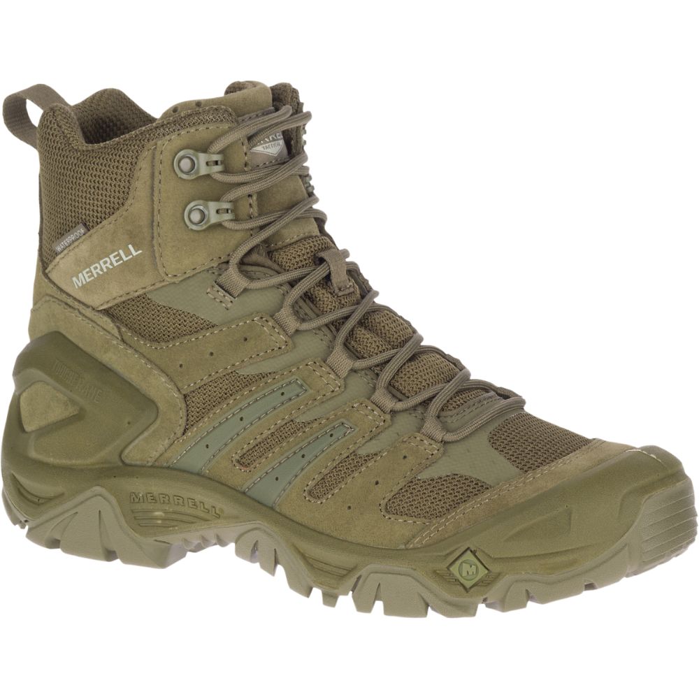 Merrel Strongfiel Tactica 6&quotWaterproo Boots Sag Green