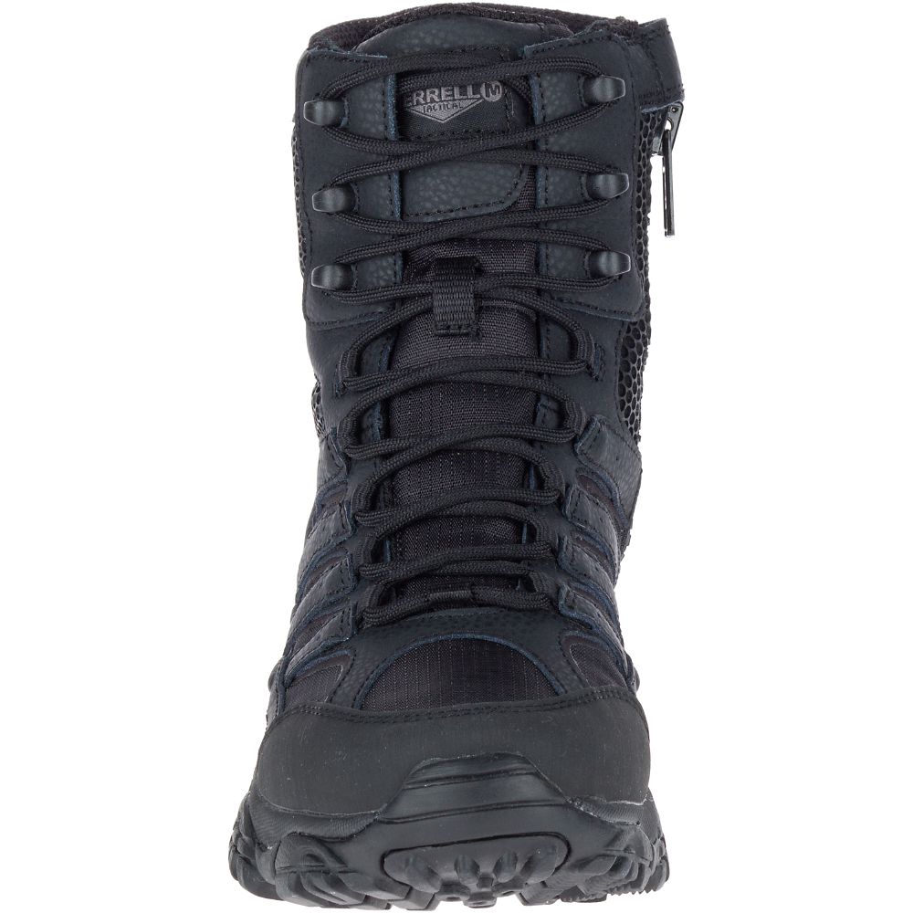 Merrel Moa 8" TacticaWaterproo Boots Wid Widt Black