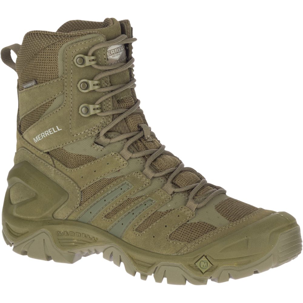 Merrel Strongfiel Tactica 8&quotWaterproo Boots Sag Green