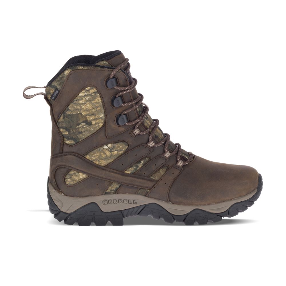 Merrel Moa Timbe 8&quotWaterproo S Wor Boots Camo