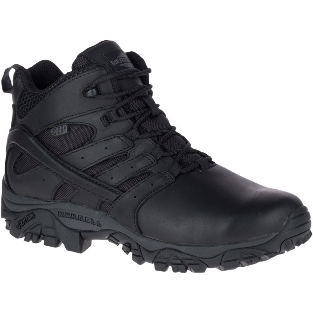 Merrel Moa Mi Tactica ResponsWaterproo Boots Black