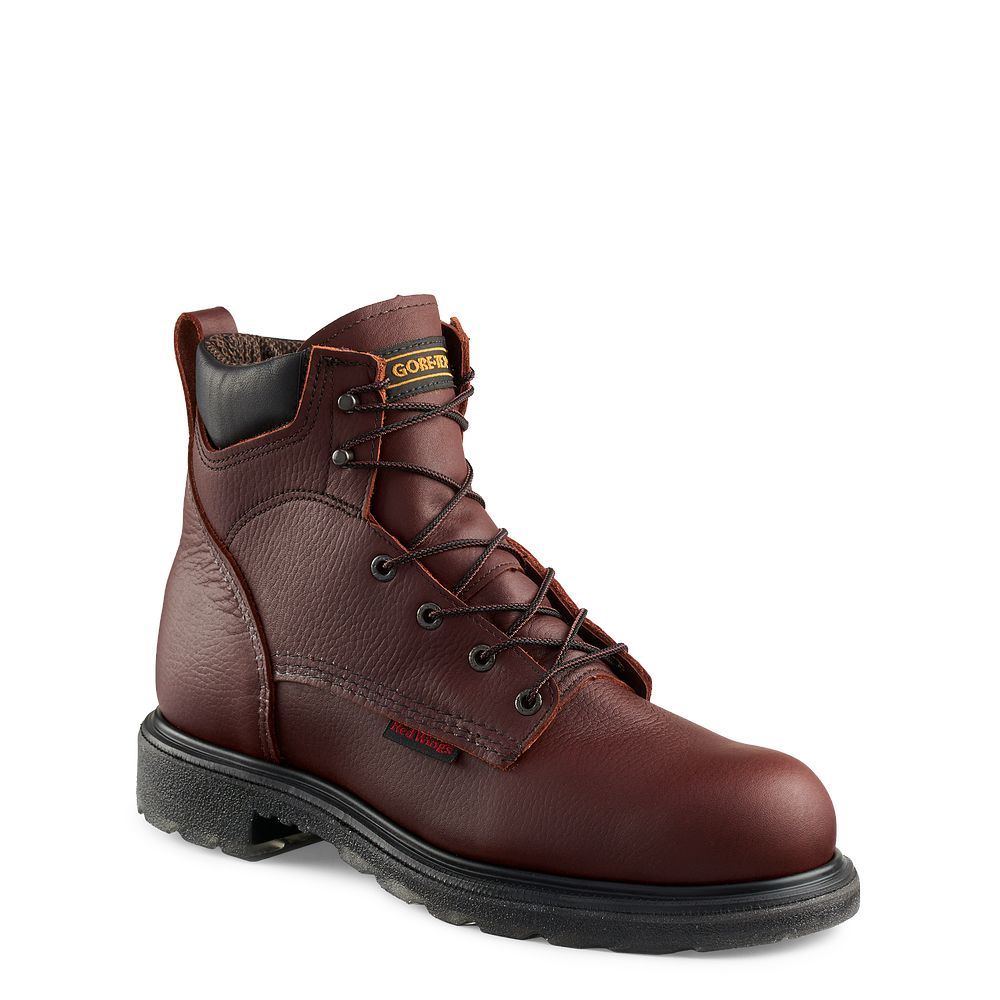 Red Wing SuperSole® 2.0 - Men's 6-inch Waterproof Soft Toe Boot - Click Image to Close