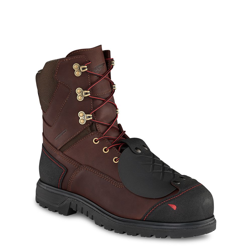 Red Wing Brnr XP - Men's 8-inch Waterproof Safety Toe Metguard Boot