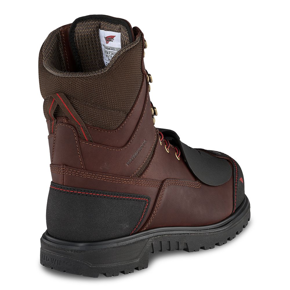 Red Wing Brnr XP - Men's 8-inch Waterproof Safety Toe Metguard Boot