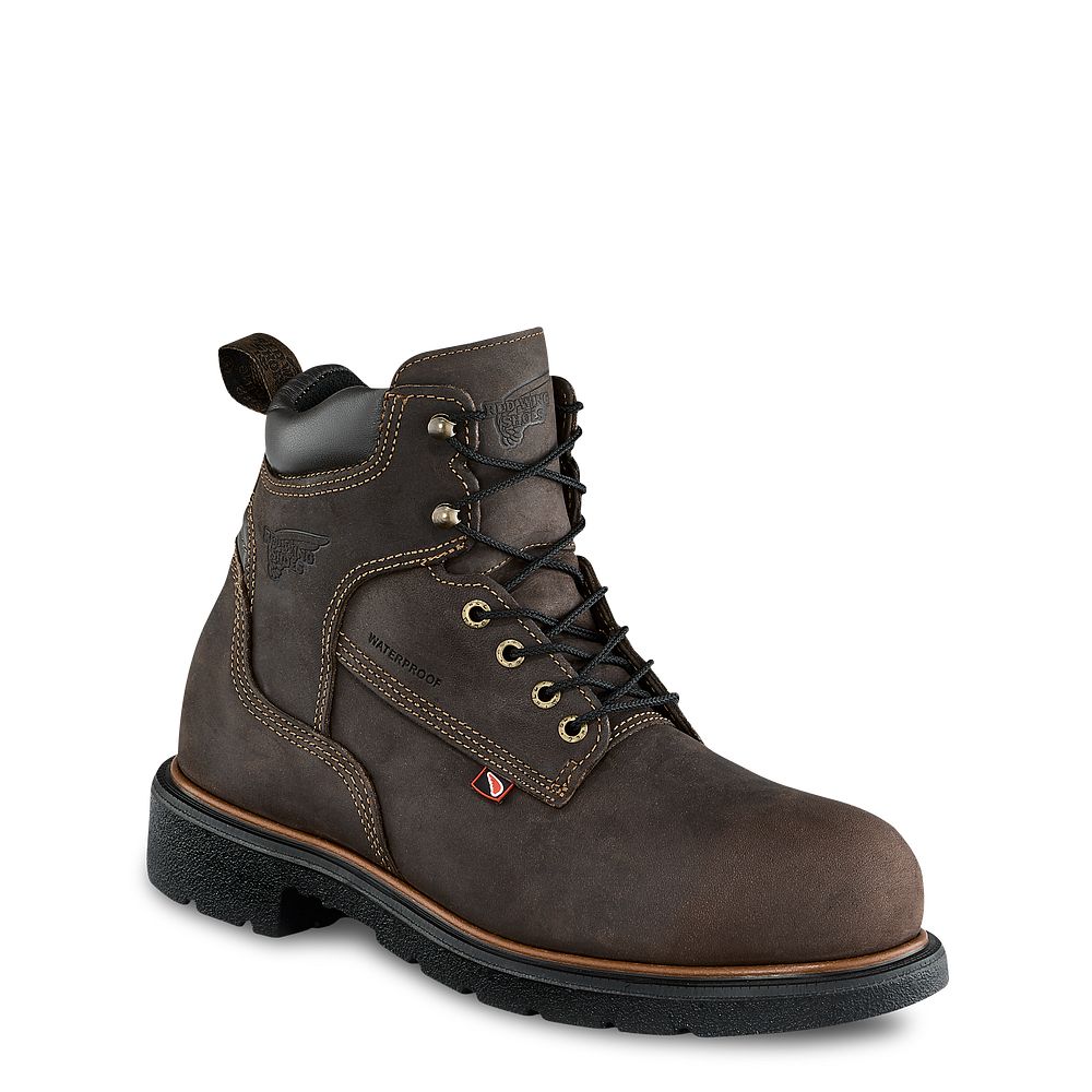 Red Wing DynaForce® - Men's 6-inch Insulated, Waterproof Safety Toe Boot - Click Image to Close