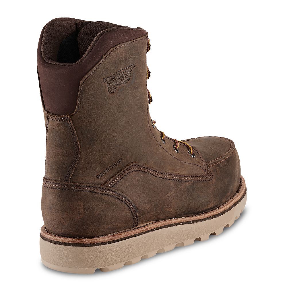 Red Wing Traction Tred Lite - Men's 8-inch Waterproof Safety Toe Boot