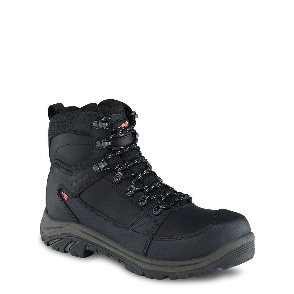 Red Wing Tradesman - Men's 6-inch Side-Zip Waterproof Safety Toe Boot - Click Image to Close