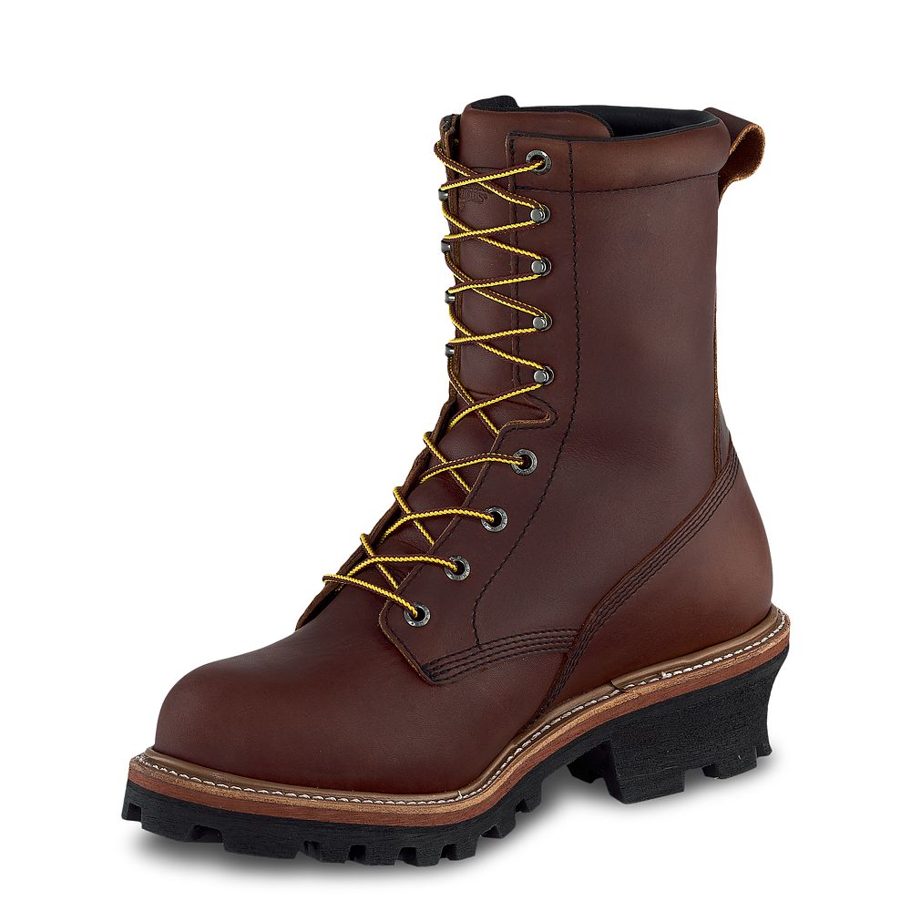 Red Wing LoggerMax - Men's 9-inch Insulated, Waterproof Soft Toe Logger Boot