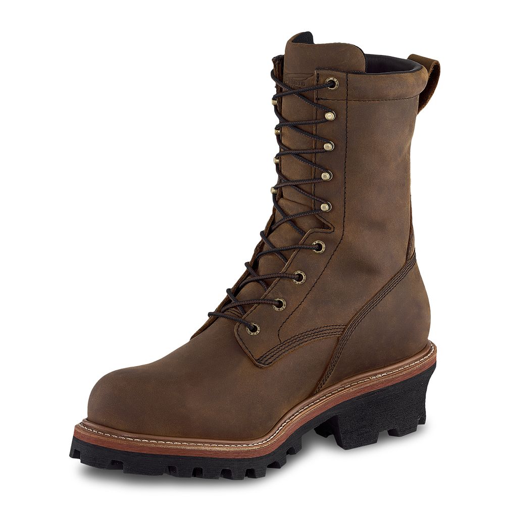 Red Wing LoggerMax - Men's 9-inch Insulated, Waterproof Safety Toe Logger Boot