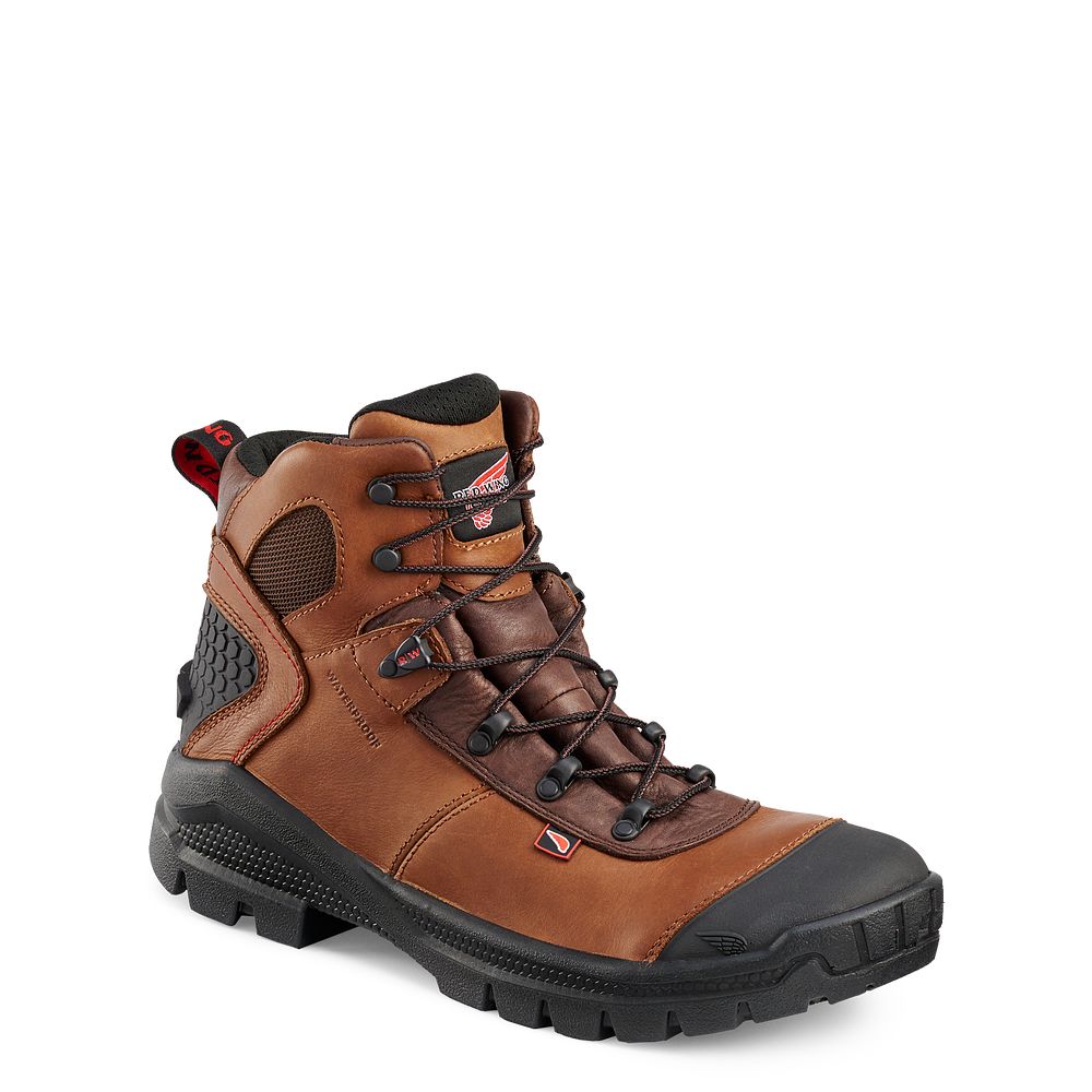 Red Wing Crv™ - Men's 6-inch Waterproof Safety Toe Boot - Click Image to Close