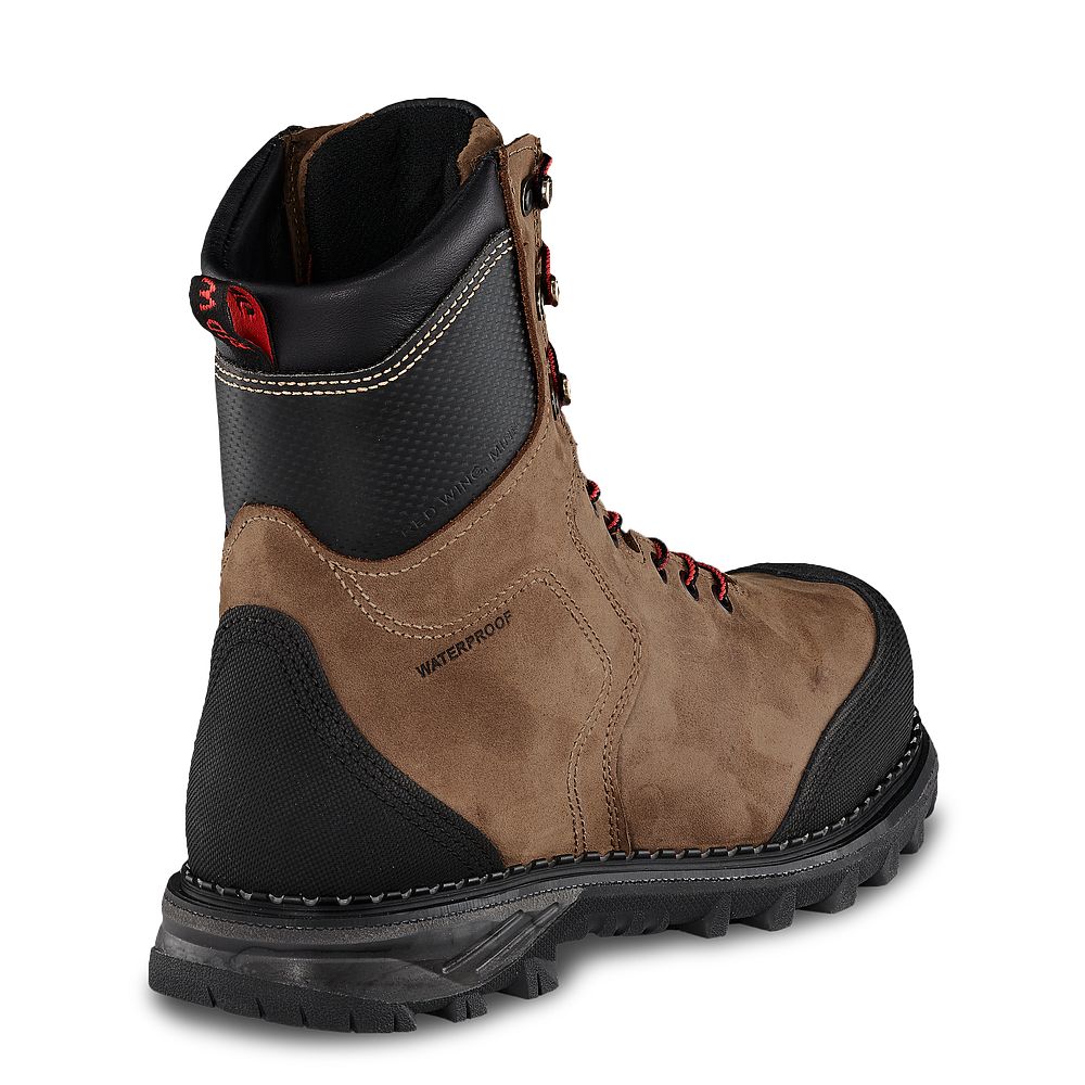 Red Wing Burnside - Men's 8-inch Waterproof, CSA Safety Toe Boot