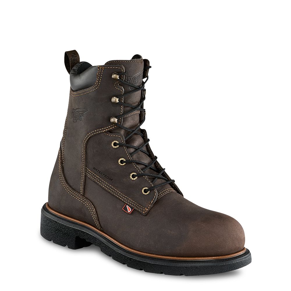 Red Wing DynaForce® - Men's 8-inch Insulated, Waterproof Soft Toe Boot - Click Image to Close