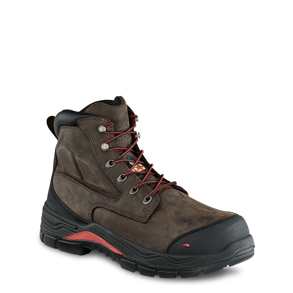 Red Wing King Toe® ADC - Men's 6-inch Insulated, Waterproof CSA Safety Toe Boot - Click Image to Close