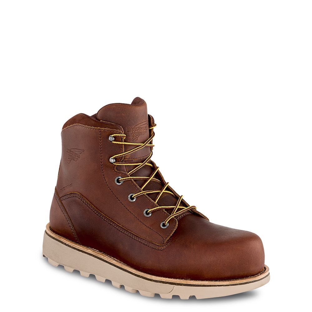 Red Wing Traction Tred Lite - Men's 6-inch Waterproof Safety Toe Boot - Click Image to Close