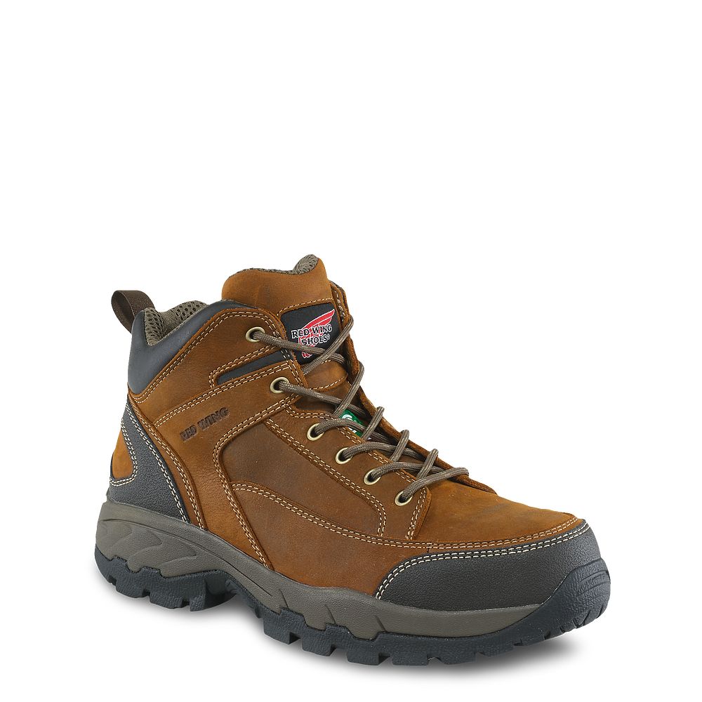 Red Wing TruHiker - Men's 5-inch CSA Safety Toe Hiker Boot - Click Image to Close