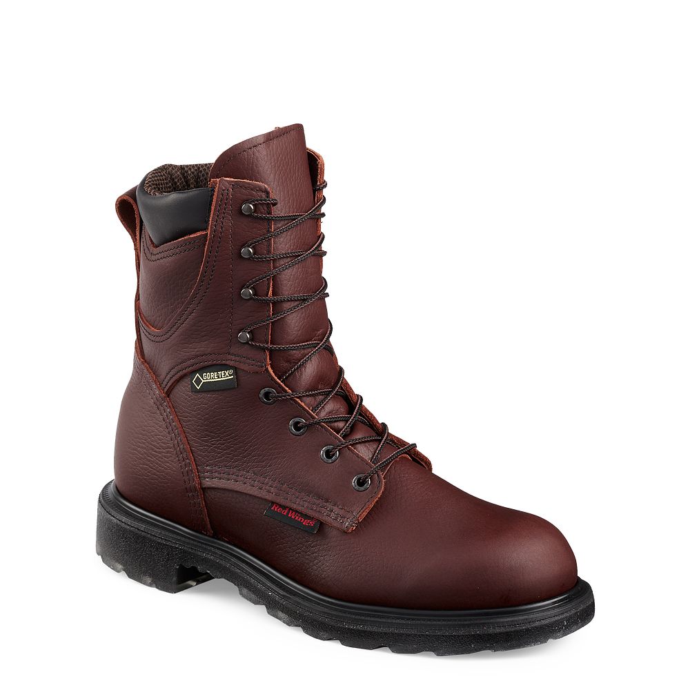 Red Wing SuperSole® 2.0 - Men's 8-inch Waterproof Soft Toe Boot - Click Image to Close