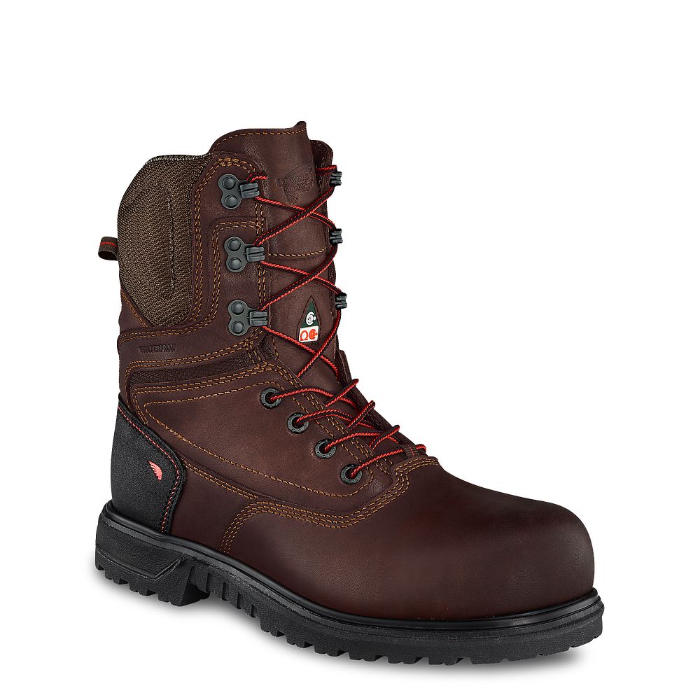 Red Wing Brnr XP - Women's 8-inch Waterproof, CSA Safety Toe Boot - Click Image to Close