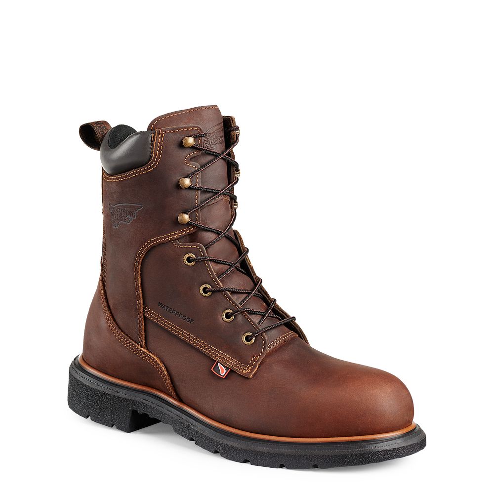 Red Wing DynaForce® - Men's 8-inch Waterproof Soft Toe Boot - Click Image to Close