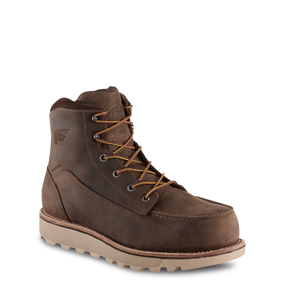 Red Wing Traction Tred Lite - Men's 6-inch Waterproof Safety Toe Boot