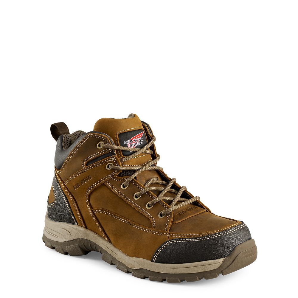 Red Wing TruHiker - Men's 5-inch Safety Toe Hiker Boot - Click Image to Close