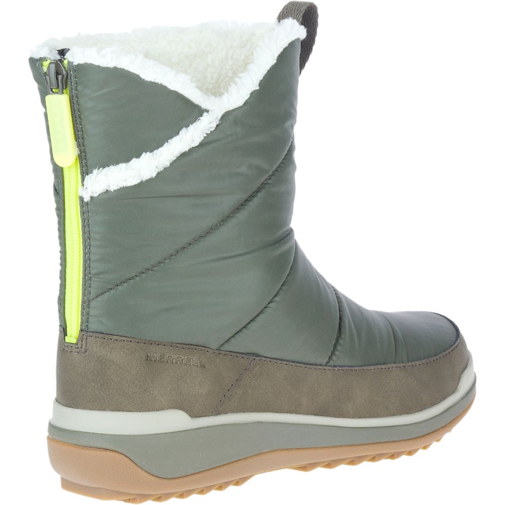 Merrel Snowcree Spor Mi Zi PolaWaterproo Olive